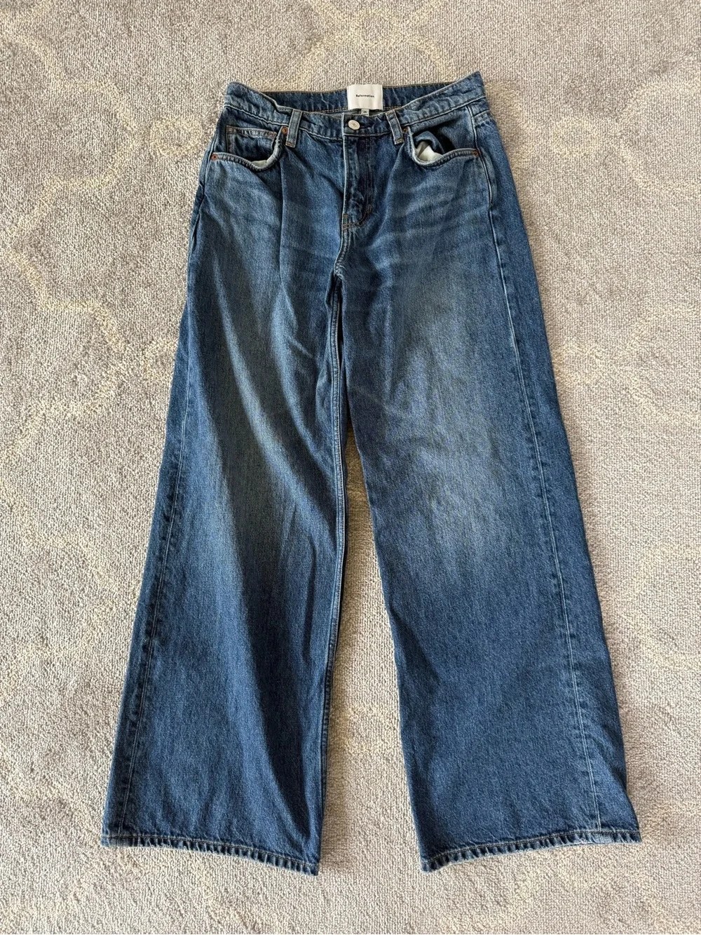 Reformation Cary Low Rise Slouchy Wide Leg Jeans – Size 26